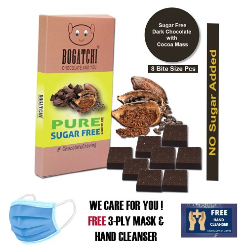 Sugar FREE Healthy Chocolate Bites, 8 Pcs